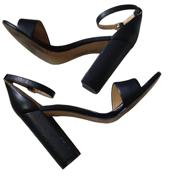 Sam Edelman Women's Size 6M Yoro Black Block Heel Ankle Strap Sandal READ - Picture 8 of 9